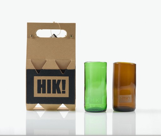 "Hik!" Drinking glasses by Jan Torstensson