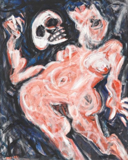 Hamlet (Salome als Hamlet), 1985/ oil on canvas, 100 x 80/ Photo: Mischa Nawrata