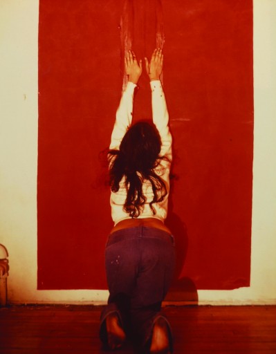 Ana Mendieta Untitled (Body Tracks), 1974 Colour photograph, lifetime print, 25,4 x 20,3 cm Collection Igor Da Costa © The Estate of Ana Mendieta Collection, L.L.C., Courtesy Galerie Lelong, New York and Paris and Alison Jacques Gallery, London