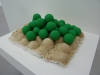 matt-mullican-green-balls-painted-on-wood_2001
