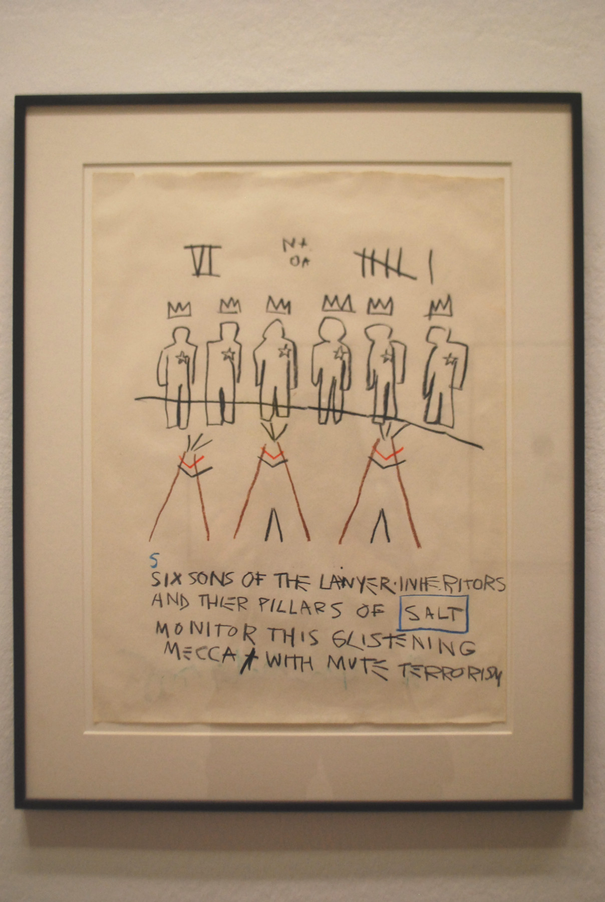 J.-M. Basquiat \"Salt\" (1981)