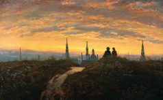 WOLKEN-03_Carl-Gustav-Carus_Blick-auf-Dresden-bei-Sonnenuntergang_1873_The-Samuel-Courtauld-Trust_The-Cortauld-Gallery-London_1